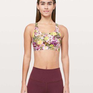 Lululemon Energy Bra Inflorescent Multi Size 10